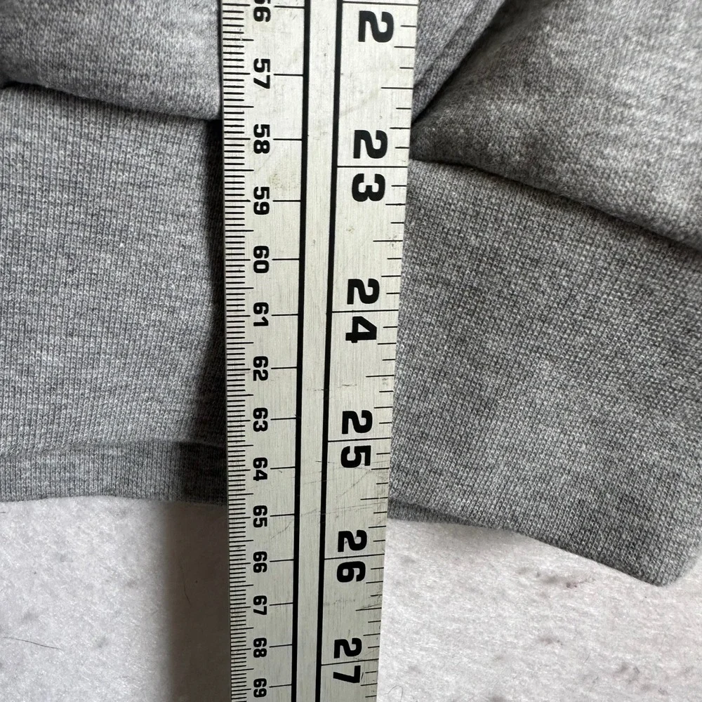 The North Face Mens Circular Design Bear Mountain Graphic Hoodie Gray Small